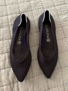 Rothy's Black The Point Flats